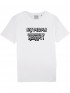T-Shirt 100% coton bio homme blanc  "Fat people".