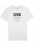 T-shirt 100% coton bio homme blanc "2056"